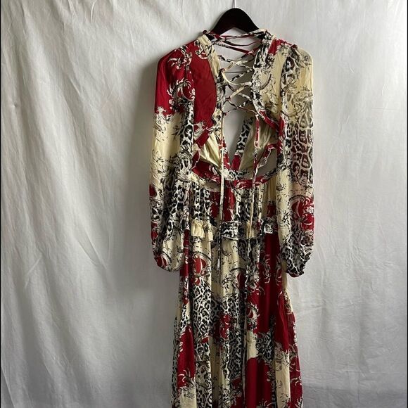 Red Leopard Maxi Dress - Picture 6 of 14